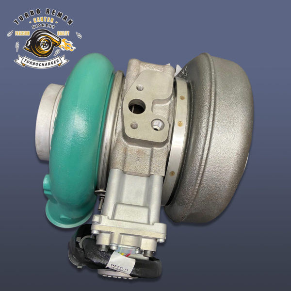 Remanufactured Volvo D13 HOLSET turbocharger with actuator part# 85013597, 3791496, HE400VG - Image 4